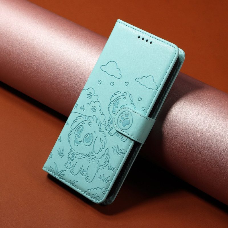 Fodral Samsung Galaxy S25 Fe Rfid-blockering Och Hundmönster