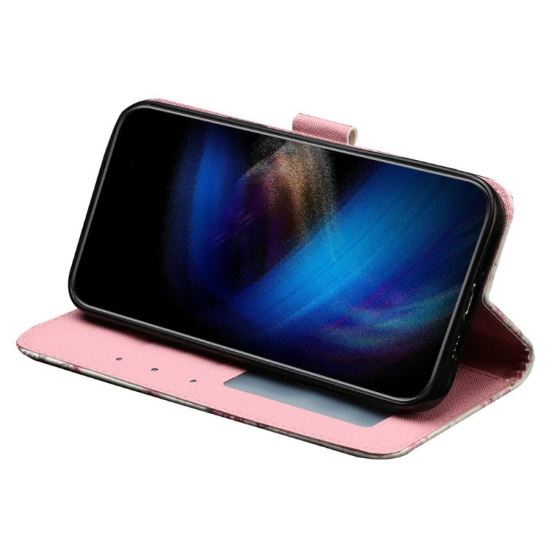 Fodral Samsung Galaxy S25 Fe Rosor Med Snodd