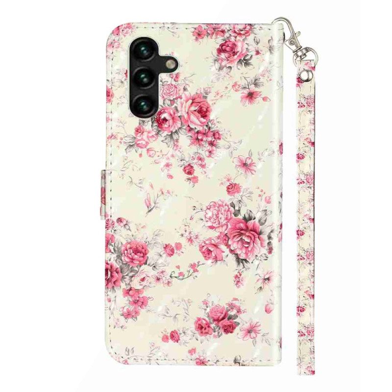 Fodral Samsung Galaxy S25 Fe Rosor Med Snodd