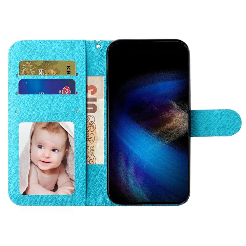 Fodral Samsung Galaxy S25 Fe Sluta Aldrig Drömma Med Snodd
