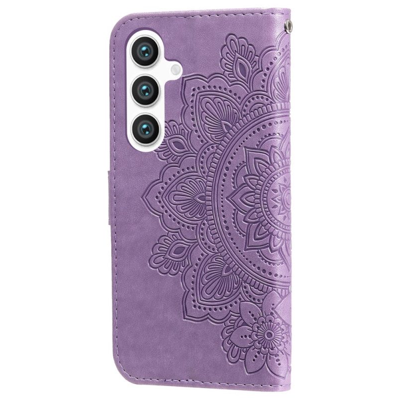 Fodral Samsung Galaxy S25 Plus 5g Blommönster Med Rem
