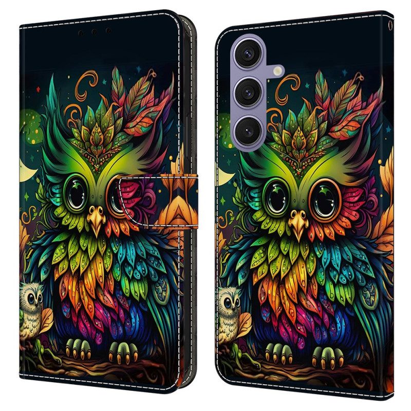 Fodral Samsung Galaxy S25 Plus 5g Färgglad Uggla