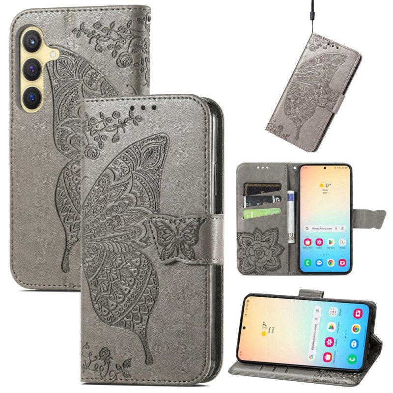 Fodral Samsung Galaxy S25 Plus 5g Fjäril Spets