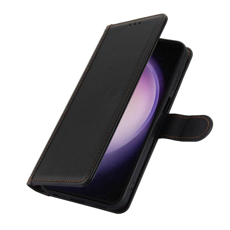 Fodral Samsung Galaxy S25 Plus 5g Lädermodell Med Rem