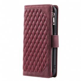 Fodral Samsung Galaxy S25 Plus 5g Plånbok Med Quilt