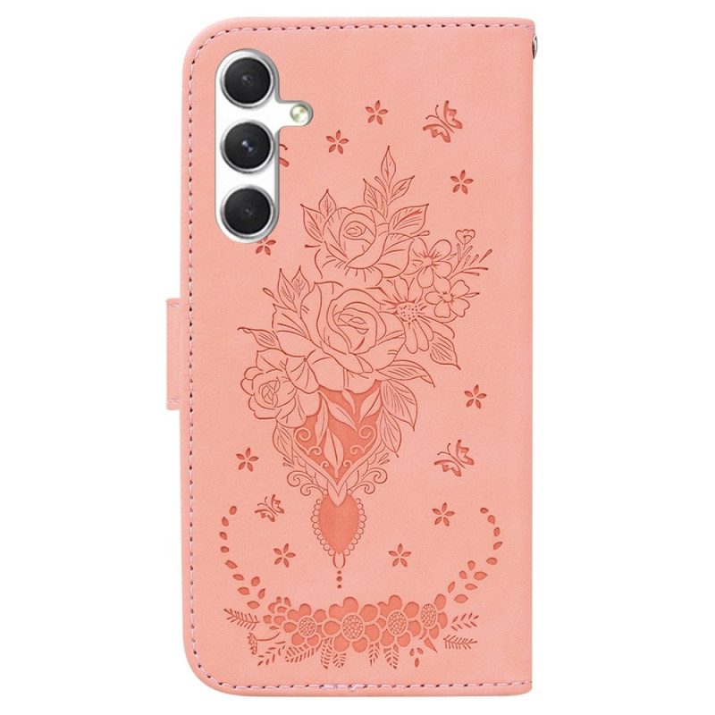 Fodral Samsung Galaxy S25 Plus 5g Rosa Mocka-effekt