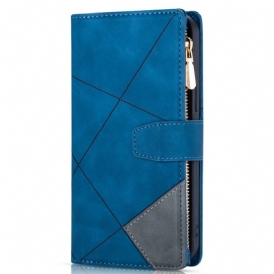 Fodral Samsung Galaxy S25 Ultra 5g Geometrisk Stil Med Mockaeffekt