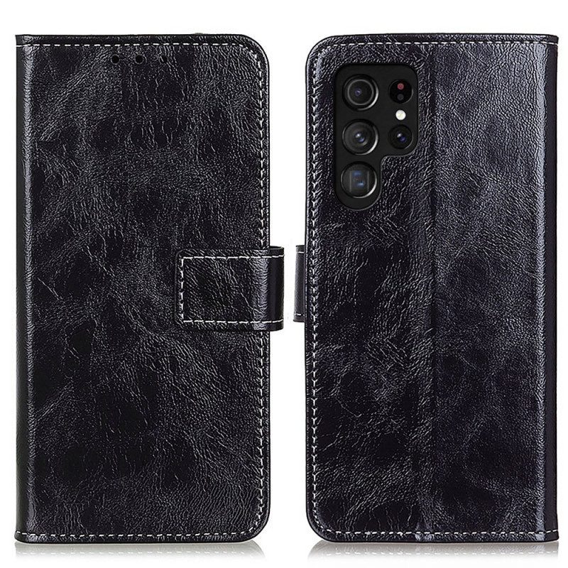 Fodral Samsung Galaxy S25 Ultra 5g Glansigt Konstläder