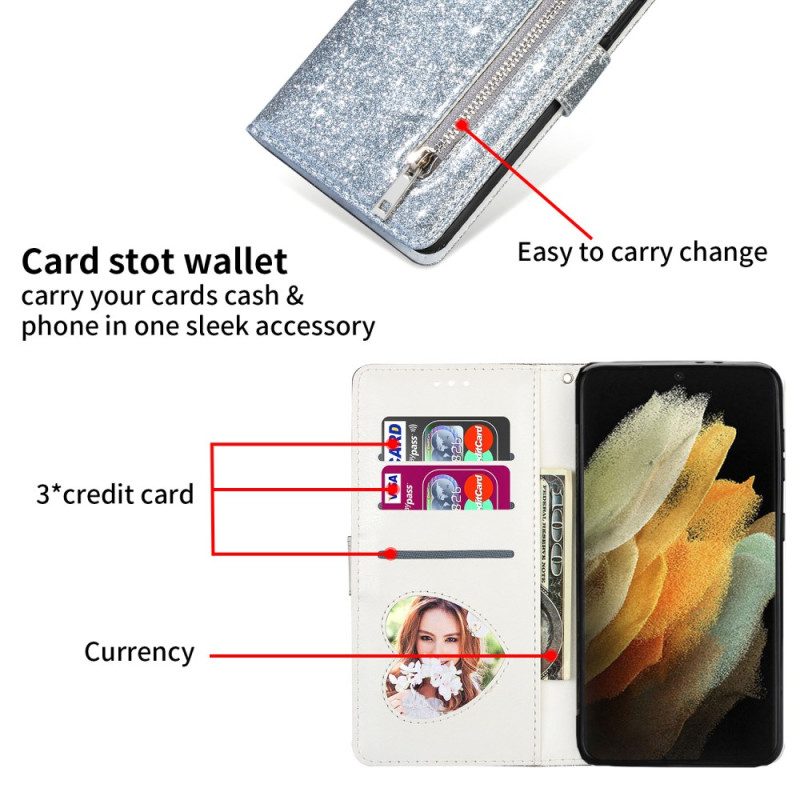 Fodral Samsung Galaxy S25 Ultra 5g Glitterfodral Med Rem