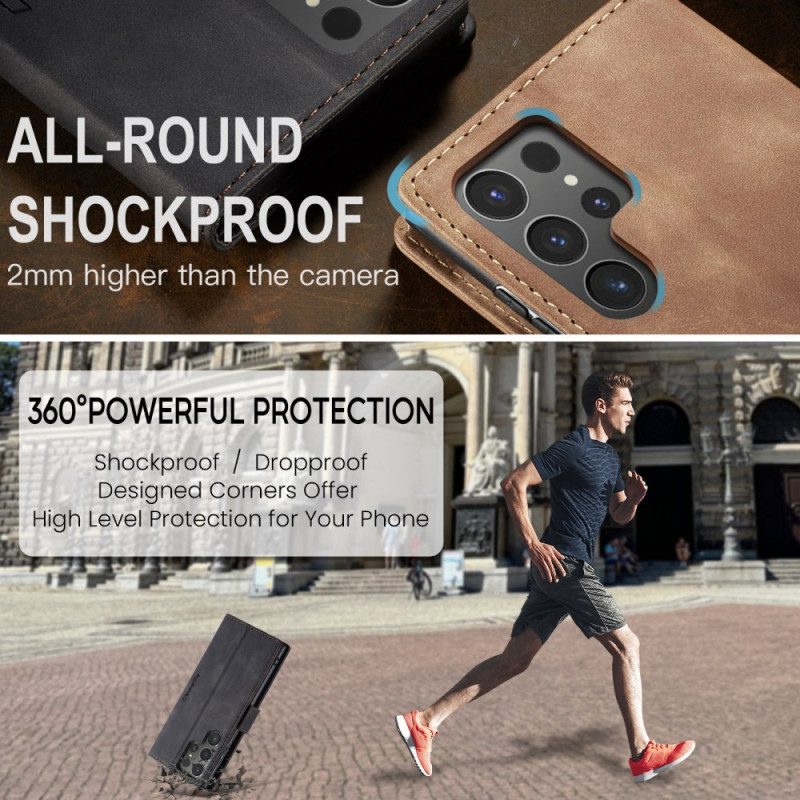 Fodral Samsung Galaxy S25 Ultra 5g Mocka-effekt Caseme