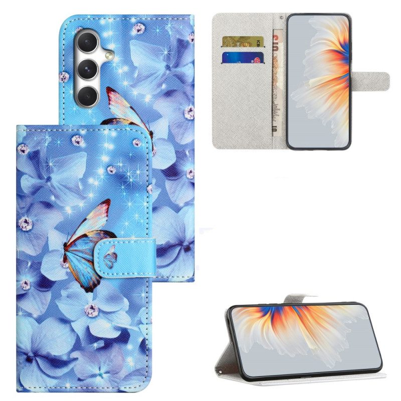 Fodral Samsung Galaxy S26 Blommiga Fjärilar