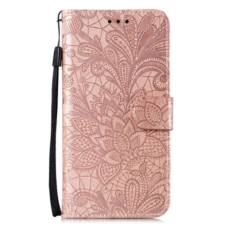 Fodral Samsung Galaxy S26 Blommigt Spetsmönster