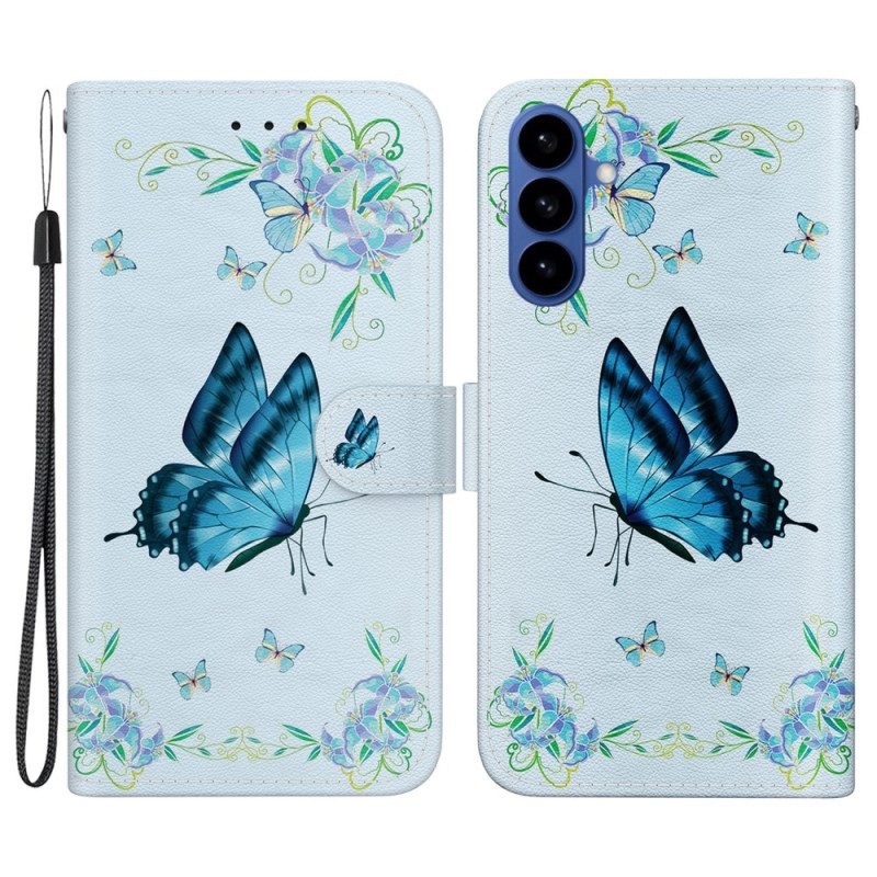 Fodral Samsung Galaxy S26 Liten Blå Fjäril