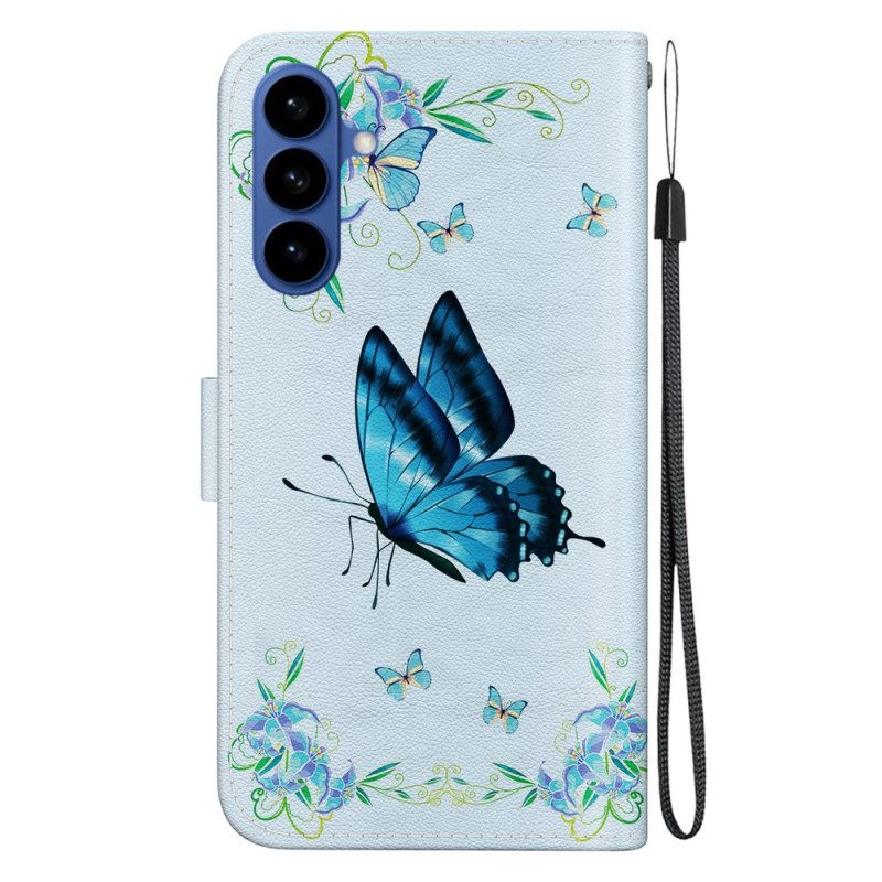 Fodral Samsung Galaxy S26 Liten Blå Fjäril
