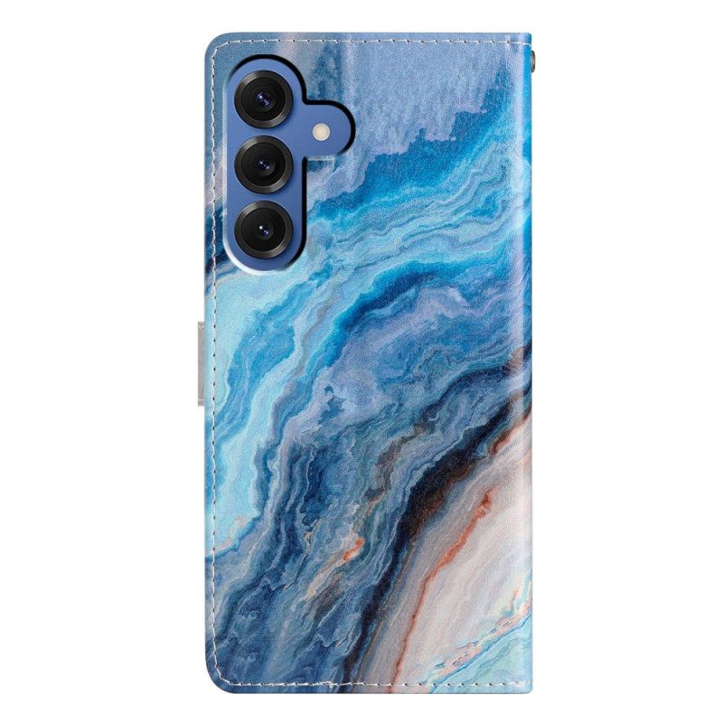 Fodral Samsung Galaxy S26 Plus Blå Marmor