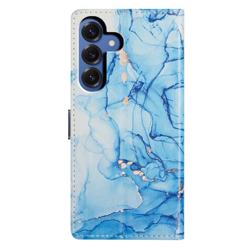Fodral Samsung Galaxy S26 Plus Blå Marmormönster