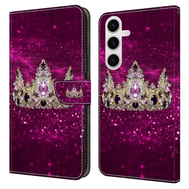 Fodral Samsung Galaxy S26 Plus Lila Diamantkrona