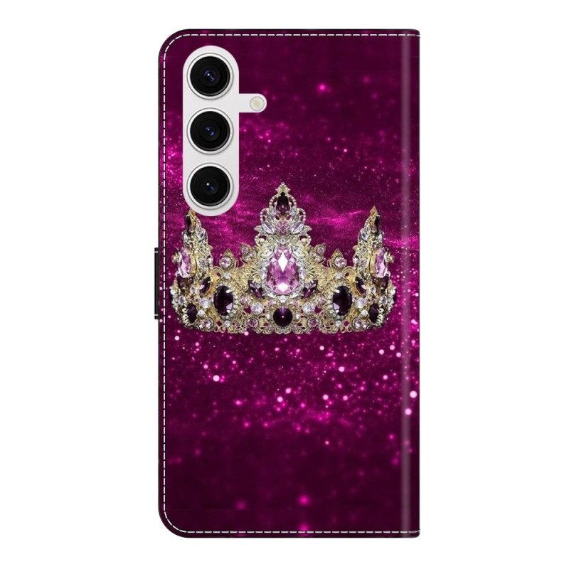 Fodral Samsung Galaxy S26 Plus Lila Diamantkrona