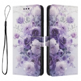 Fodral Samsung Galaxy S26 Plus Lila Rosor