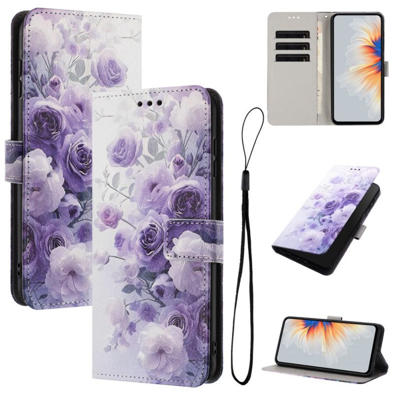 Fodral Samsung Galaxy S26 Plus Lila Rosor