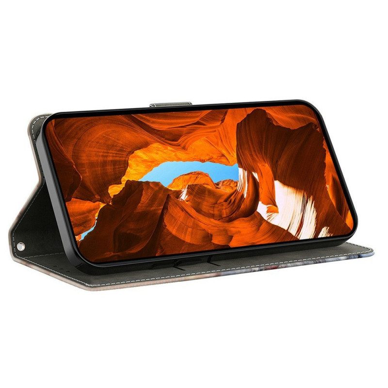 Fodral Samsung Galaxy S26 Plus Svart Och Guldmönster