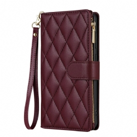 Fodral Samsung Galaxy S26 Quiltad Med Justerbar Axelrem