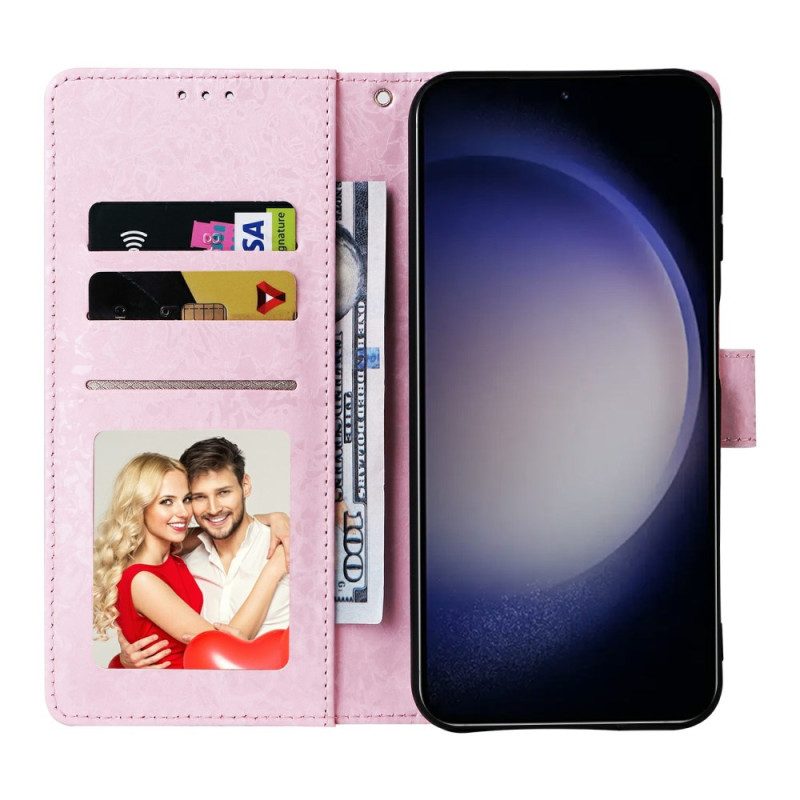 Fodral Samsung Galaxy S26 Rfid-blockerande Blommönster