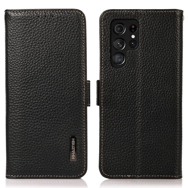 Fodral Samsung Galaxy S26 Ultra Khazneh Läder Rfid-skydd