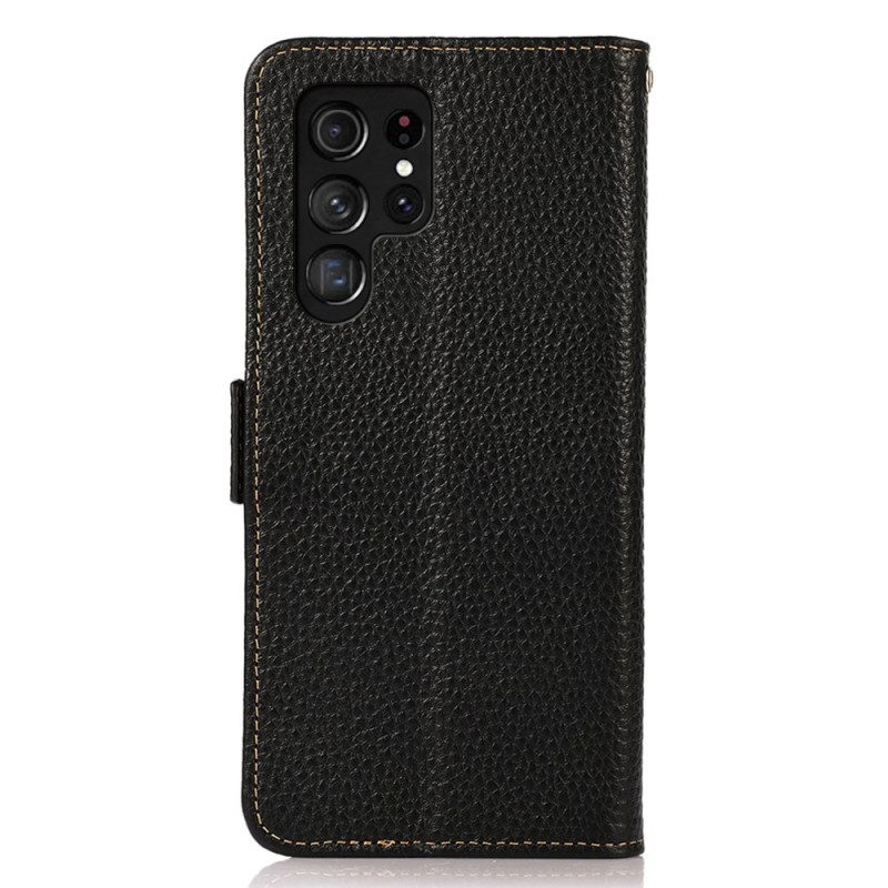 Fodral Samsung Galaxy S26 Ultra Khazneh Läder Rfid-skydd