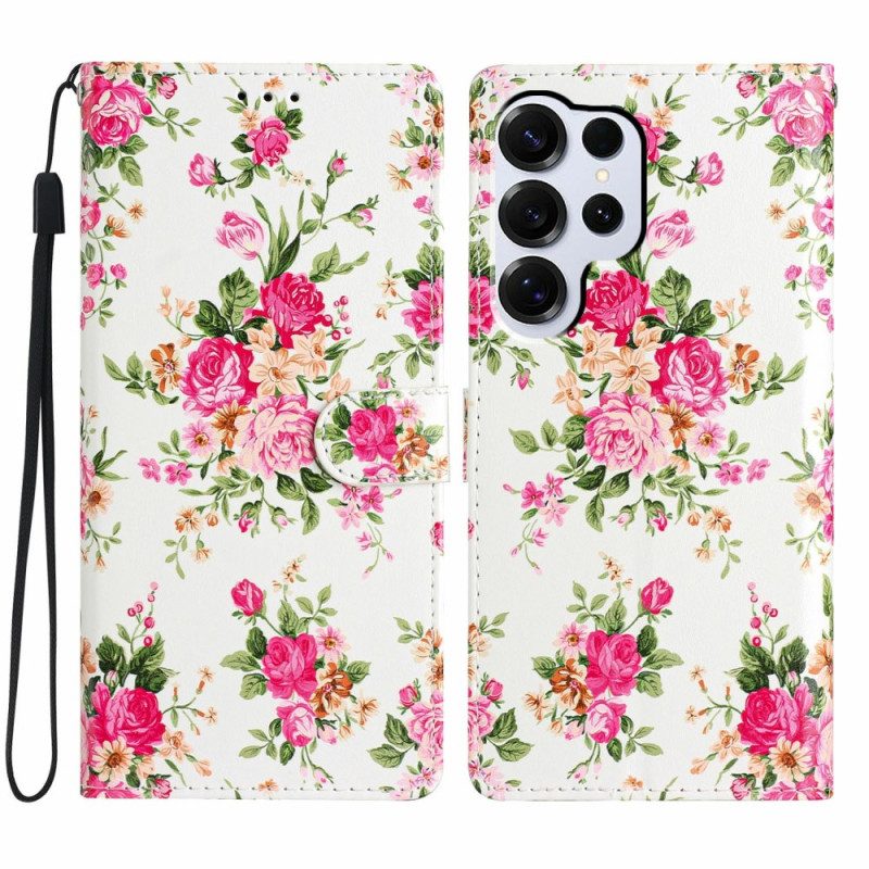 Fodral Samsung Galaxy S26 Ultra Röda Blommor