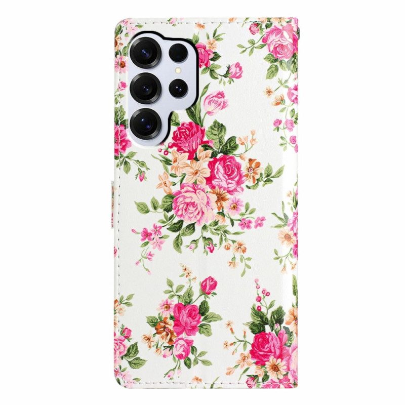 Fodral Samsung Galaxy S26 Ultra Röda Blommor