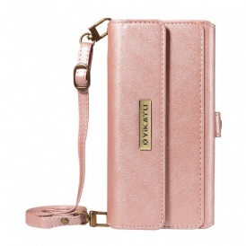 Fodral Samsung Galaxy S26 Ultra Vintageplånbok Med Axelrem