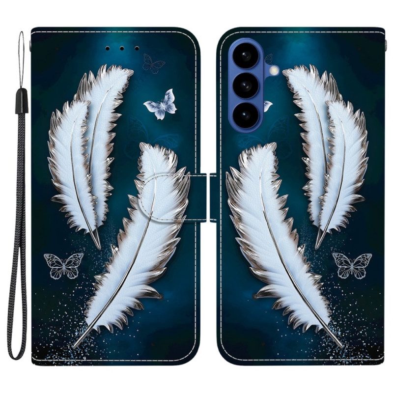 Fodral Samsung Galaxy S26 Vita Fjädrar