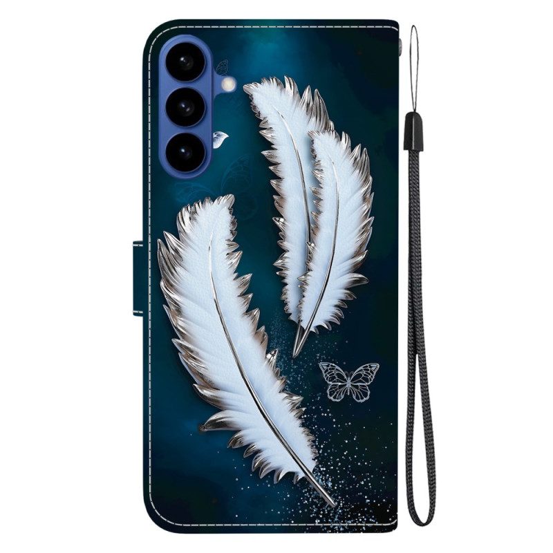 Fodral Samsung Galaxy S26 Vita Fjädrar