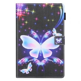 Fodral Samsung Galaxy Tab A8 (2021) Flera Fjärilar