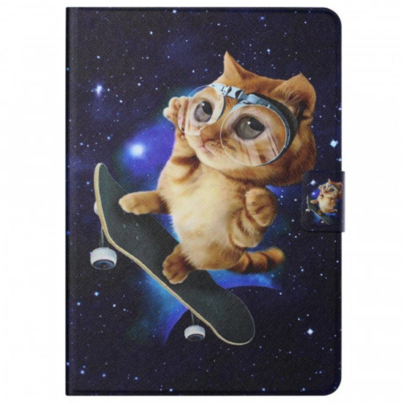 Fodral Samsung Galaxy Tab A8 (2021) Katt Skateboard