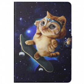 Fodral Samsung Galaxy Tab A8 (2021) Katt Skateboard