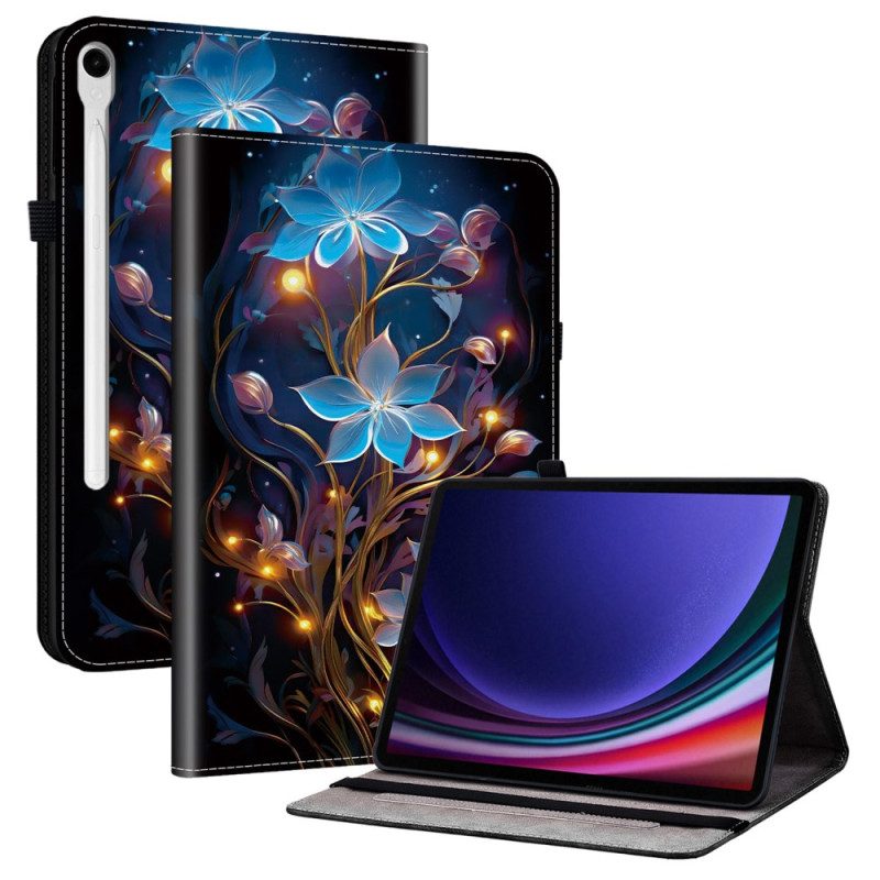 Fodral Samsung Galaxy Tab S10 Fe Blommönster