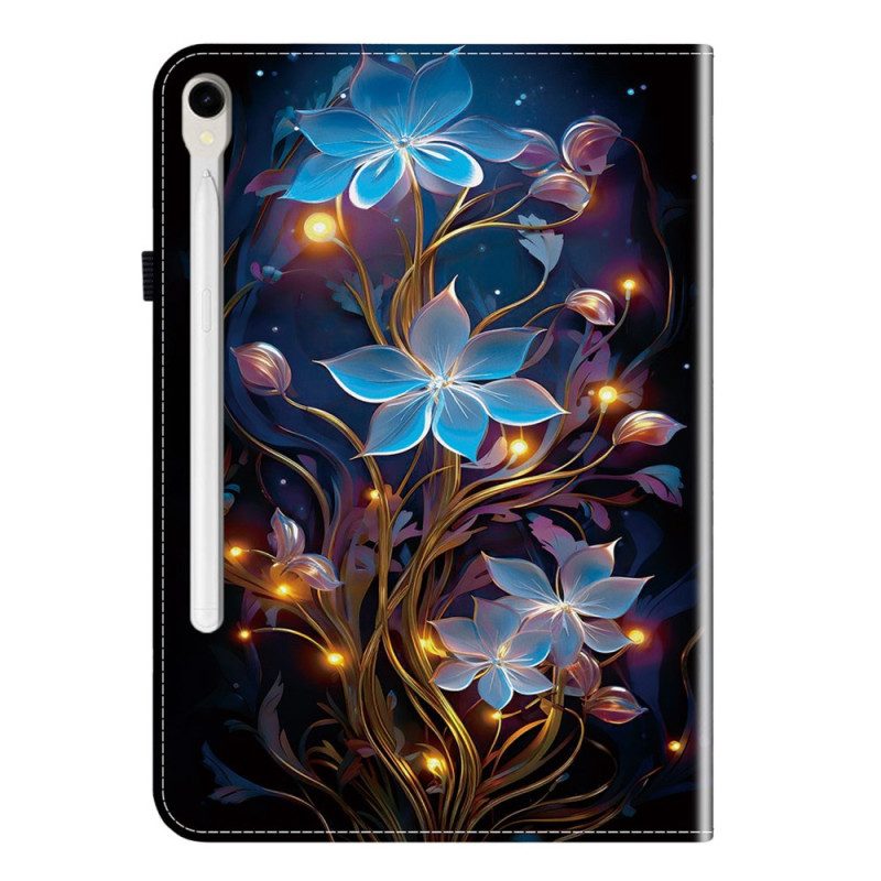 Fodral Samsung Galaxy Tab S10 Fe Blommönster