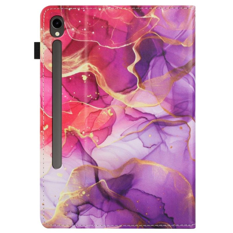 Fodral Samsung Galaxy Tab S10 Fe Marmorand