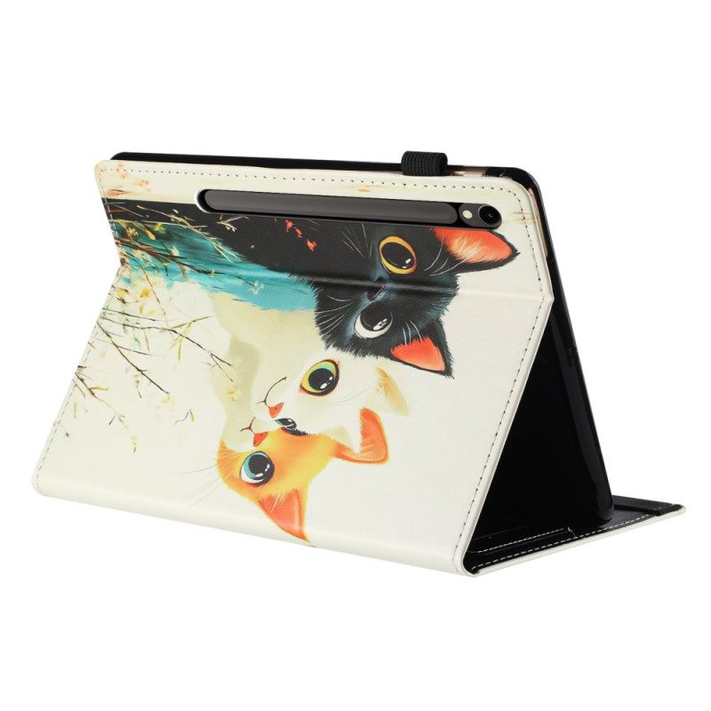Fodral Samsung Galaxy Tab S10 Fe Tre Katter