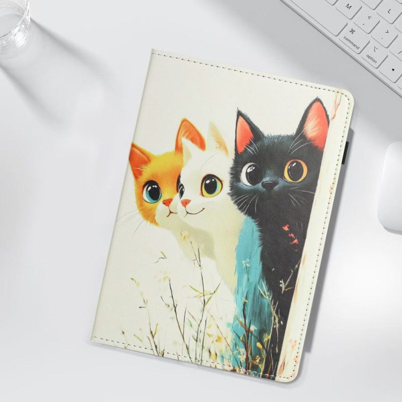 Fodral Samsung Galaxy Tab S10 Fe Tre Katter
