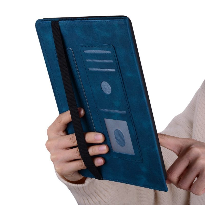 Fodral Samsung Galaxy Tab S10 Plus Hjärtan Med Mockaeffekt