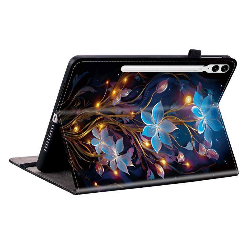 Fodral Samsung Galaxy Tab S10 Plus Ljus Blommor