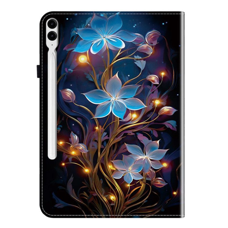 Fodral Samsung Galaxy Tab S10 Plus Ljus Blommor