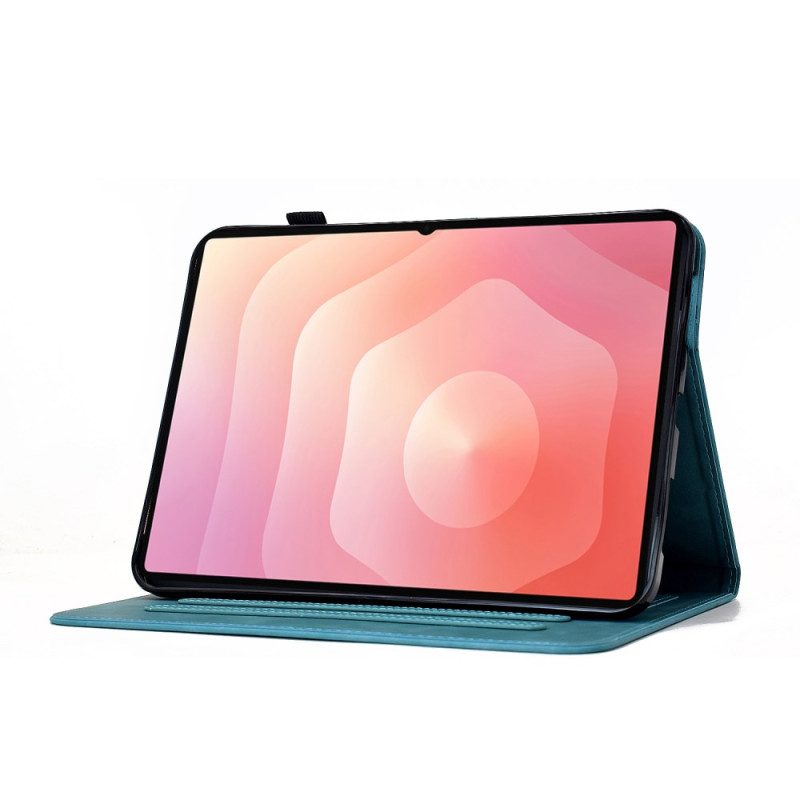 Fodral Samsung Galaxy Tab S11 Blommigt Mockamönster