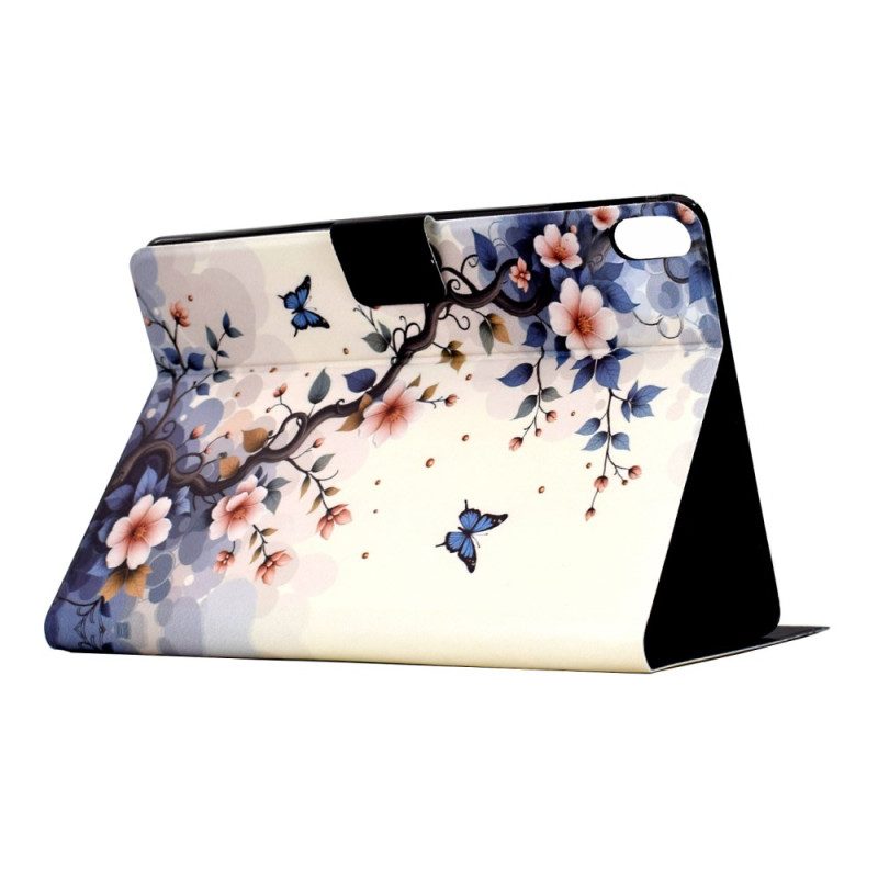 Fodral Samsung Galaxy Tab S11 Blommor Och Fjärilar
