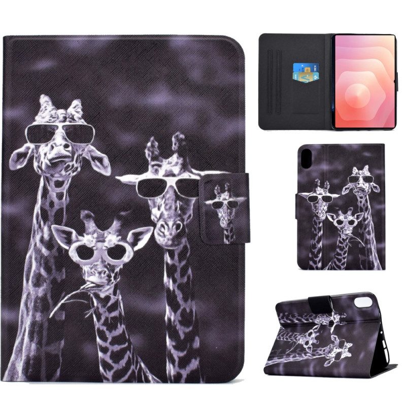 Fodral Samsung Galaxy Tab S11 Tre Giraffer
