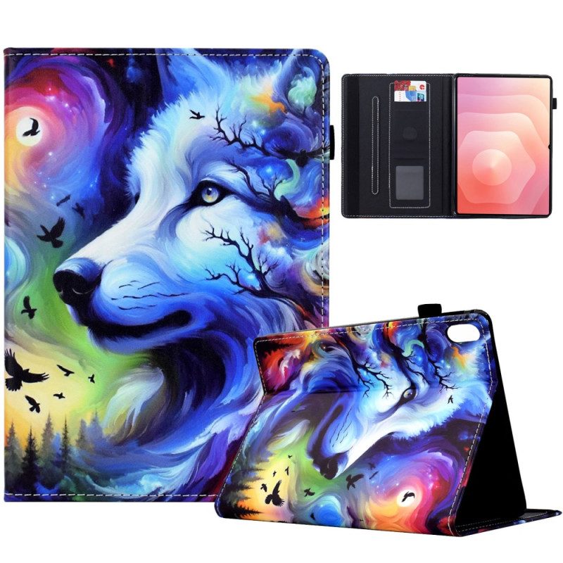 Fodral Samsung Galaxy Tab S11 Varg I Ljuset Stjärnor