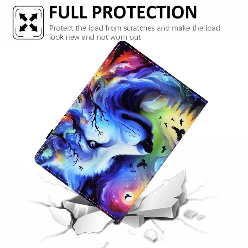 Fodral Samsung Galaxy Tab S11 Varg I Ljuset Stjärnor